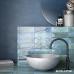 Hanoi Sky Blue Decor Wall Tile 65mm x 200mm